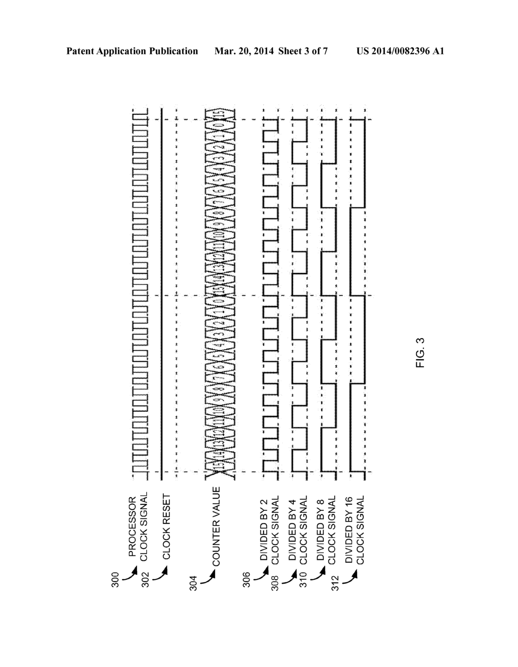 METHOD AND APPARATUS FOR DISTRIBUTED GENERATION OF MULTIPLE CONFIGURABLE     RATIOED CLOCK DOMAINS WITHIN A HIGH SPEED DOMAIN - diagram, schematic, and image 04