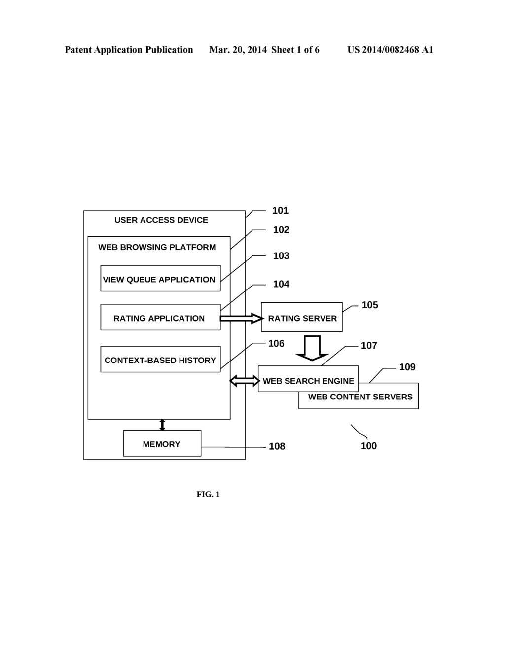 Browser for rating pages with respect to search goals - diagram, schematic, and image 02