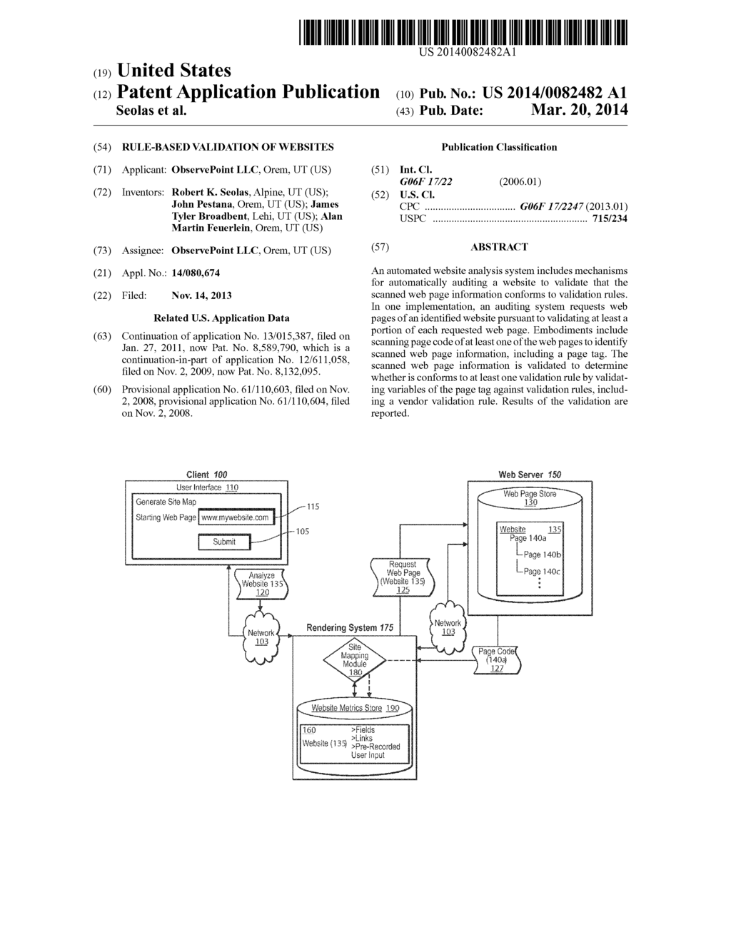 RULE-BASED VALIDATION OF WEBSITES - diagram, schematic, and image 01