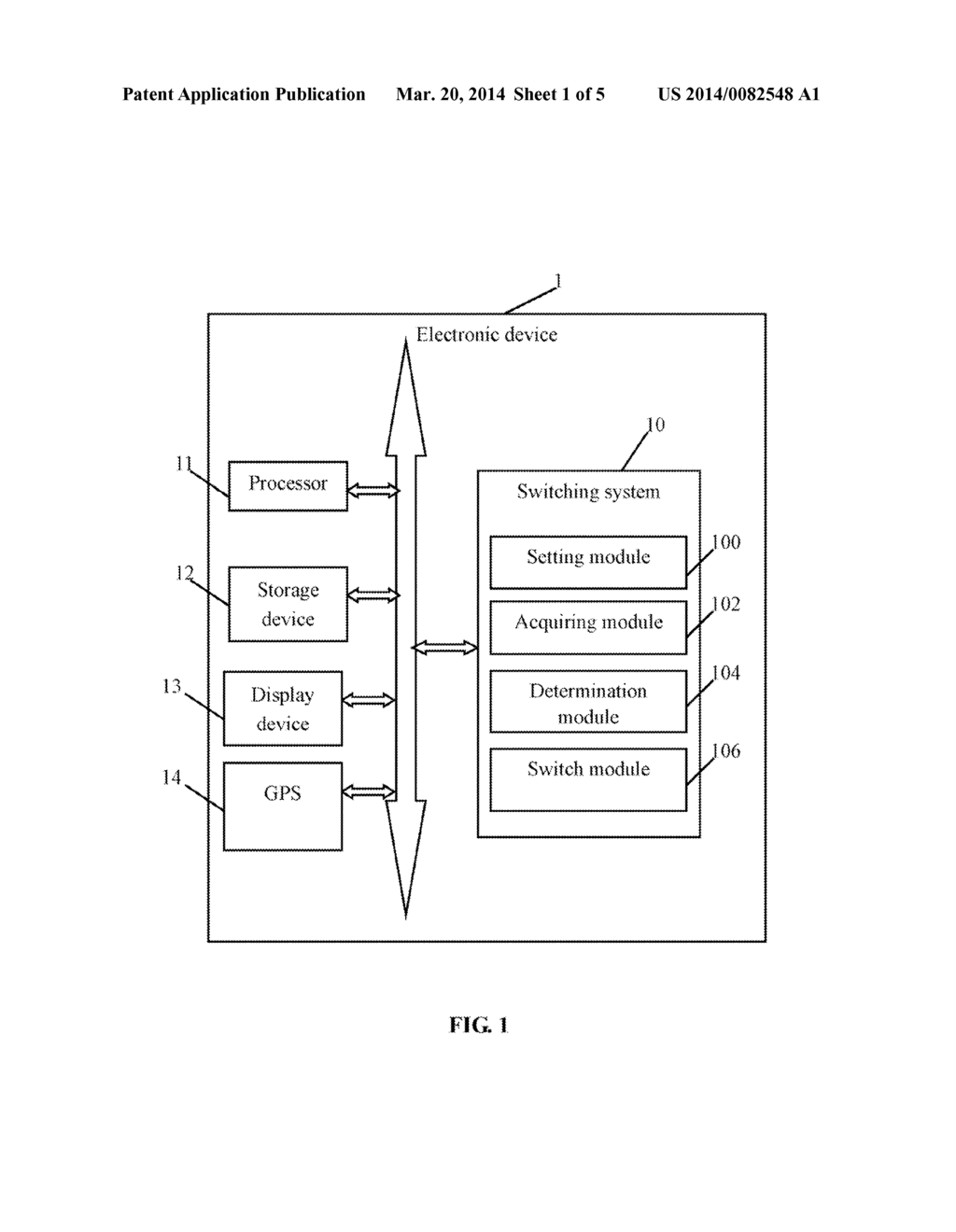 ELECTRONIC DEVICE AND METHOD FOR SWITCHING DESKTOPS - diagram, schematic, and image 02