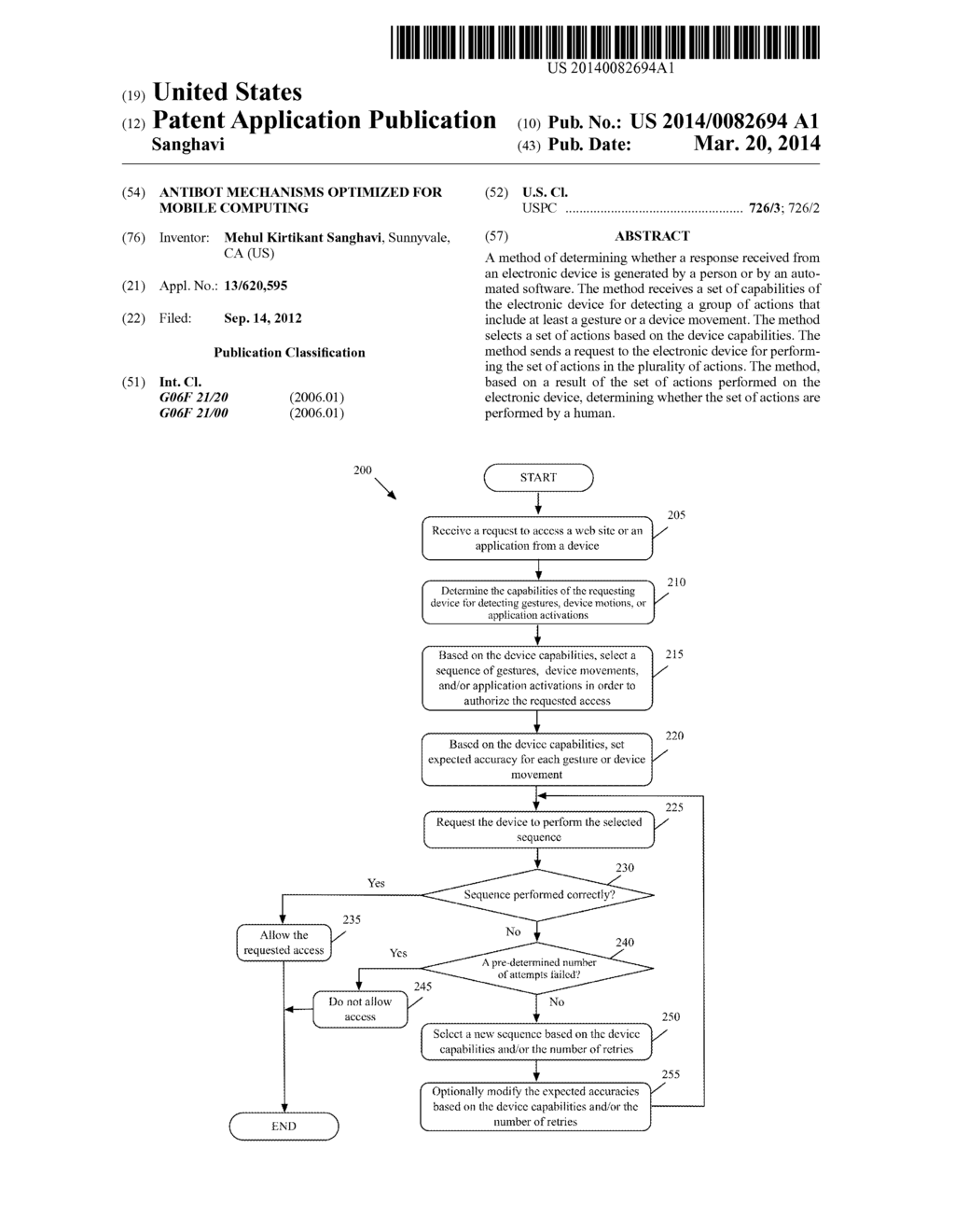 ANTIBOT MECHANISMS OPTIMIZED FOR MOBILE COMPUTING - diagram, schematic, and image 01