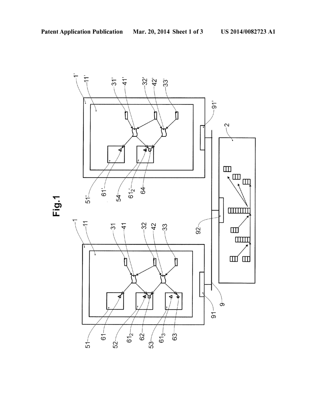 ACCESS CONTROL TO OPERATING MODULES OF AN OPERATING UNIT - diagram, schematic, and image 02