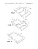 CHANGING PAD COVER AND PAD COVER TOPPER SECURABLE TO EACH OTHER WITH HOOK     AND LOOP FASTENER MATERIAL diagram and image