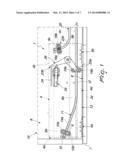 DEVICE FOR SLIDING DOOR LEAVES WITH CO-PLANAR CLOSURE, PARTICULARLY FOR     FURNITURE AND THE LIKE diagram and image