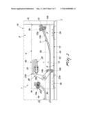 DEVICE FOR SLIDING DOOR LEAVES WITH CO-PLANAR CLOSURE, PARTICULARLY FOR     FURNITURE AND THE LIKE diagram and image