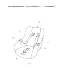 SEATBELT BUCKLE RETAINING DEVICE diagram and image