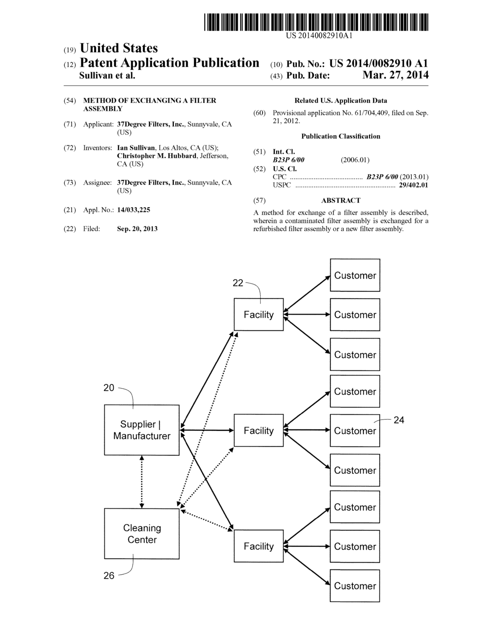 METHOD OF EXCHANGING A FILTER ASSEMBLY - diagram, schematic, and image 01