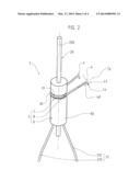 BOBBIN HOLDER FOR TYING THREAD FOR MAKING FISHING FLIES AND METHOD FOR     FASTENING DUBBING USING THIS BOBBIN HOLDER diagram and image