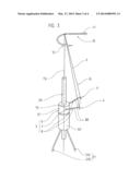 BOBBIN HOLDER FOR TYING THREAD FOR MAKING FISHING FLIES AND METHOD FOR     FASTENING DUBBING USING THIS BOBBIN HOLDER diagram and image