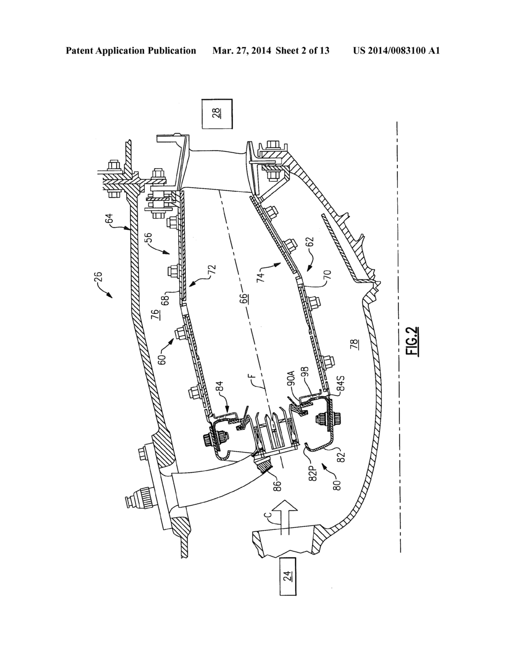 GAS TURBINE ENGINE COMBUSTOR - diagram, schematic, and image 03