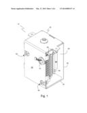 Gas equilibrium coil for providing, in real-time, a gas calibrating     solution diagram and image