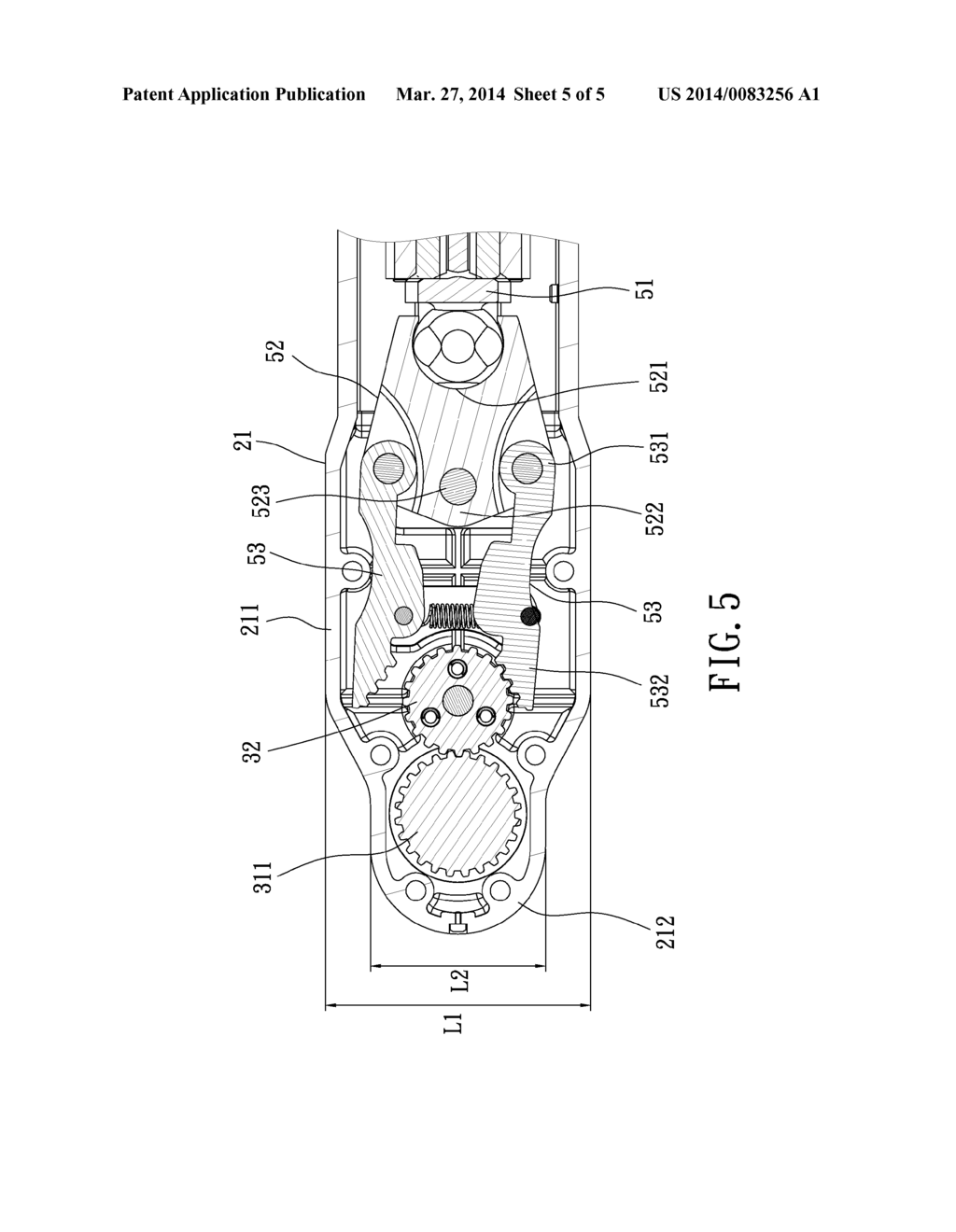 PNEUMATIC RATCHET WRENCH HAVING A SHRUNK HEAD SECTION - diagram, schematic, and image 06