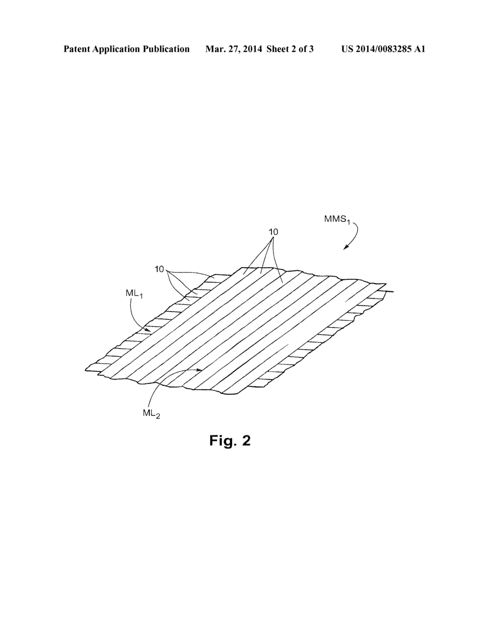 MULTILAYERED MATERIAL SHEET AND PROCESS FOR ITS PREPARATION - diagram, schematic, and image 03