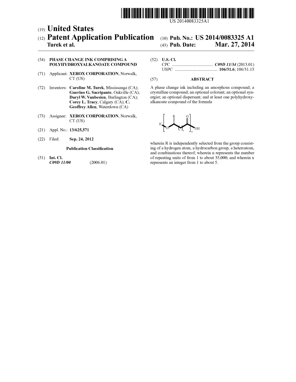 Phase Change Ink Comprising A Polyhydroxyalkanoate Compound - diagram, schematic, and image 01