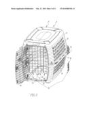 Movable Partition Usable With Animal Kennel, and Kennel Apparatus diagram and image