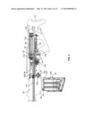 TOY LAUNCH APPARATUS WITH DART MAGAZINE AND AUTOMATICALLY RETRACTING DART     TUBE diagram and image