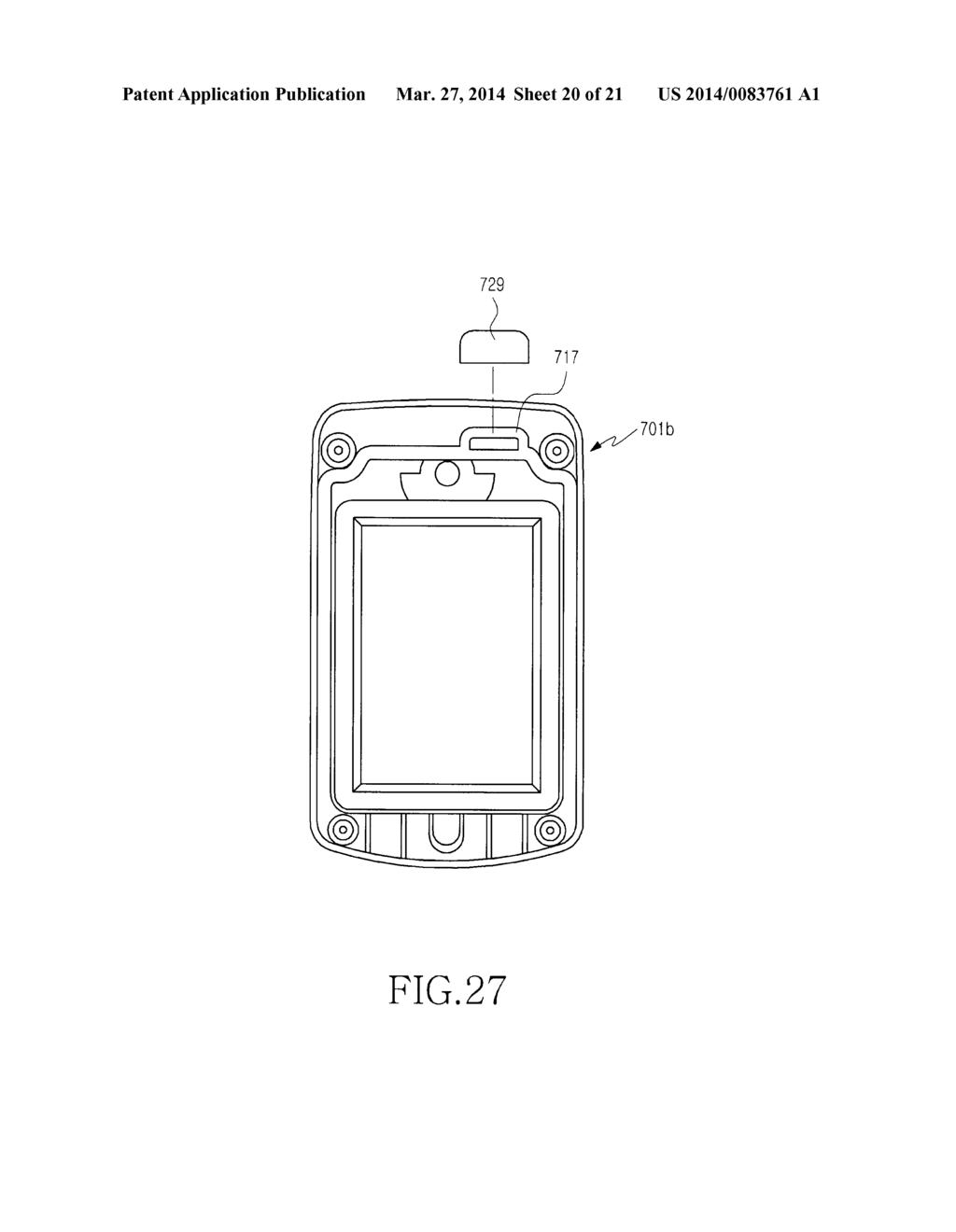 WATERPROOF STRUCTURE FOR PORTABLE TERMINAL - diagram, schematic, and image 21