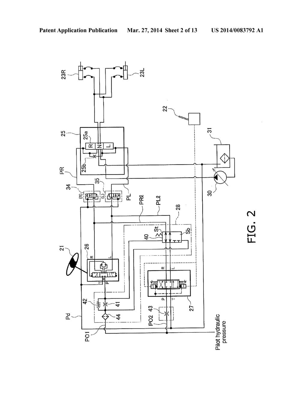 STEERING DEVICE OF WHEEL LOADER - diagram, schematic, and image 03