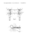 LADDER LEVELLING AND STABILISING DEVICE diagram and image