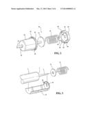 DISPENSING GUN FOR APPLYING A FLOWABLE SEALANT FROM A TUBE INCORPORATING A     PLUNGER END MOUNTED SUPPORT WITH INCORPORATED SPRING FOR PROVIDING EVEN     FLOW INDUCING FORCE APPLICATION diagram and image