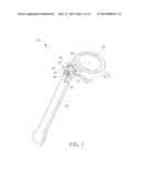 CLAMPING MECHANISM WITH EASY ASSEMBLY AND ANTENNA DEVICE THEREWITH diagram and image