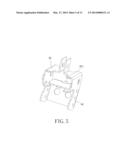 CLAMPING MECHANISM WITH EASY ASSEMBLY AND ANTENNA DEVICE THEREWITH diagram and image