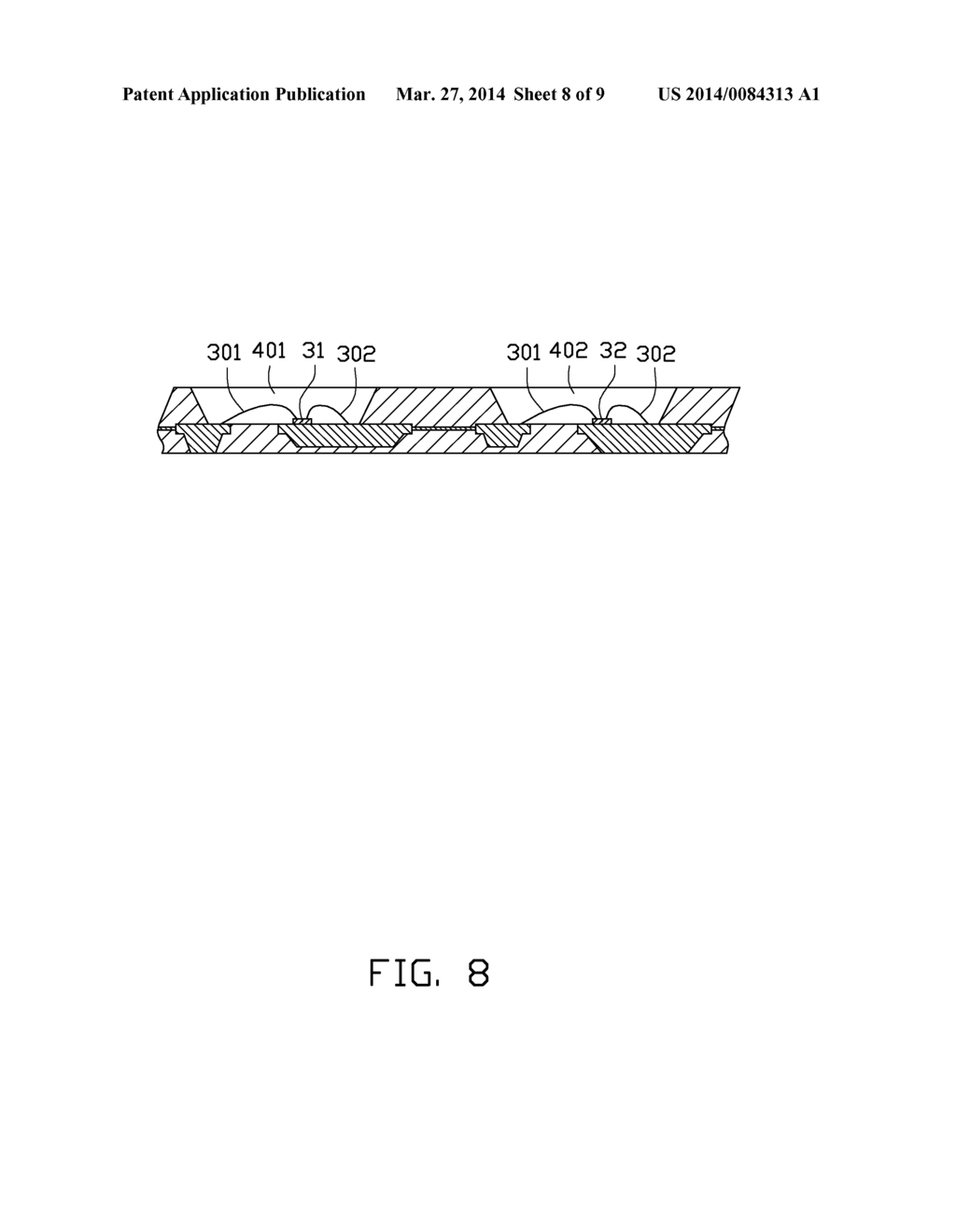 LIGHT EMITTING DIODE PACKAGE AND METHOD FOR MANUFACTURING THE SAME - diagram, schematic, and image 09