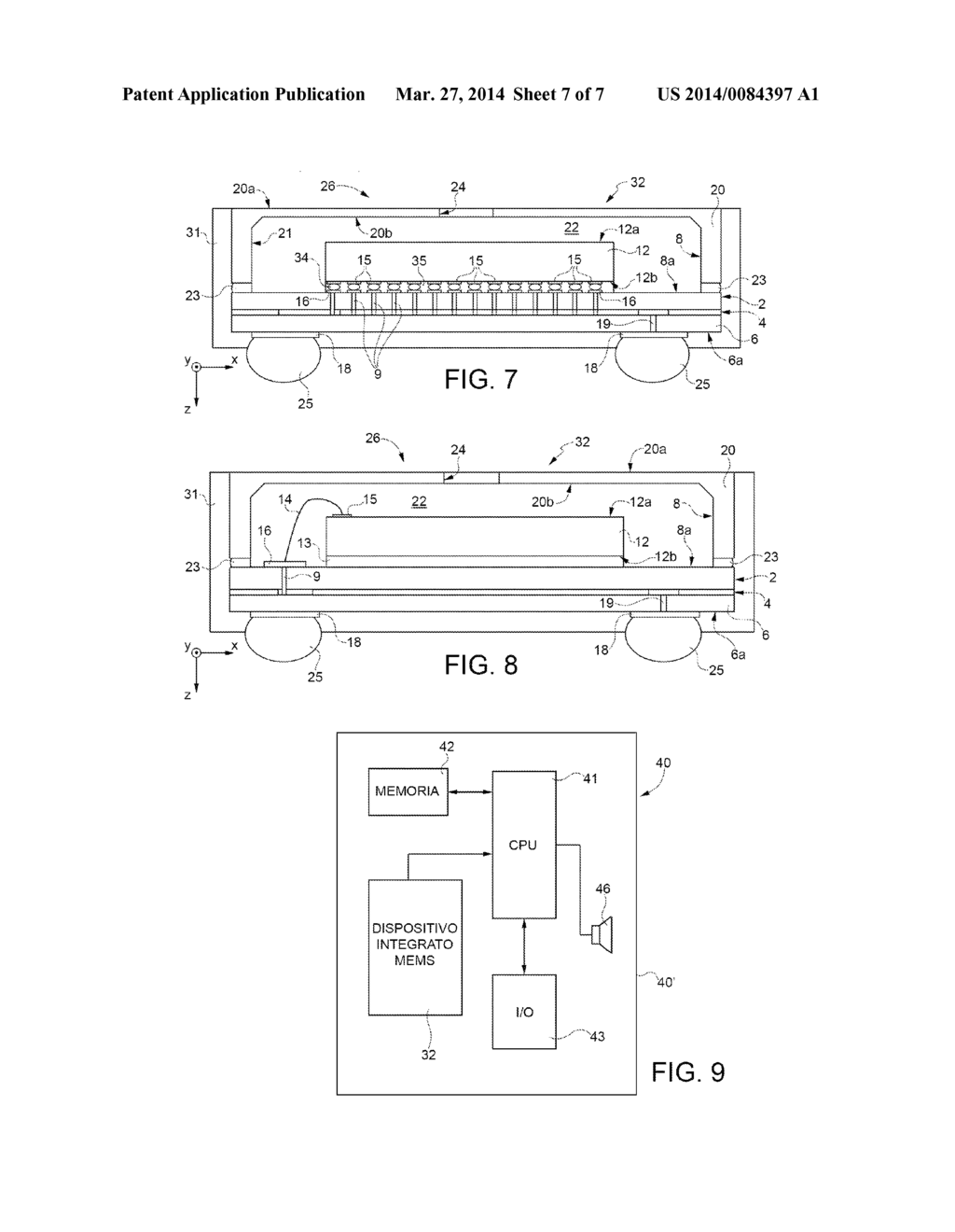 WAFER-LEVEL PACKAGING OF A MEMS INTEGRATED DEVICE AND RELATED     MANUFACTURING PROCESS - diagram, schematic, and image 08