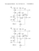 LOW POWER, SINGLE-RAIL LEVEL SHIFTERS EMPLOYING POWER DOWN SIGNAL FROM     OUTPUT POWER DOMAIN AND A METHOD OF CONVERTING A DATA SIGNAL BETWEEN     POWER DOMAINS diagram and image