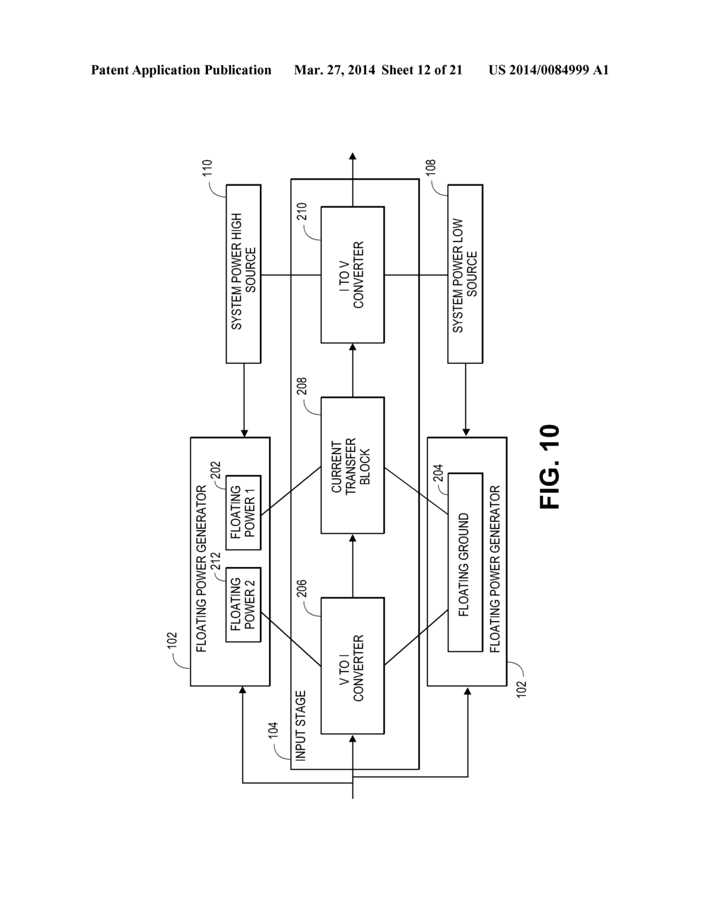 APPARATUS AND METHOD FOR WIDE COMMON MODE DIFFERENCE - diagram, schematic, and image 13