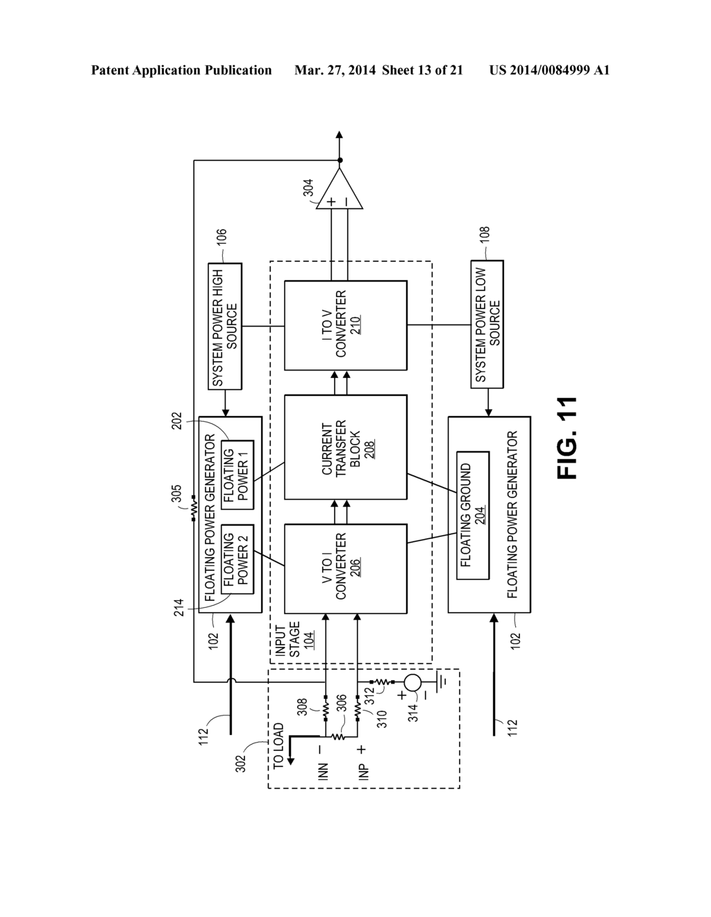 APPARATUS AND METHOD FOR WIDE COMMON MODE DIFFERENCE - diagram, schematic, and image 14