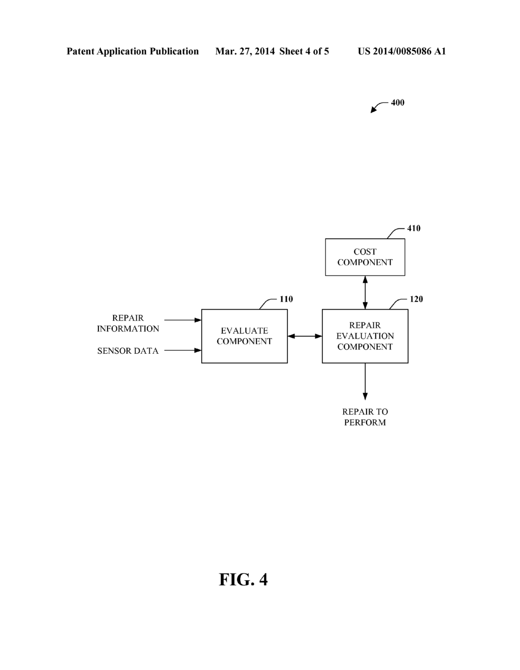 METHOD AND SYSTEM TO ASCERTAIN A REPAIR FOR AN ASSET - diagram, schematic, and image 05