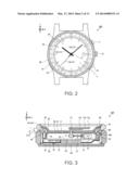 ELECTRONIC TIMEPIECE WITH INTERNAL ANTENNA diagram and image