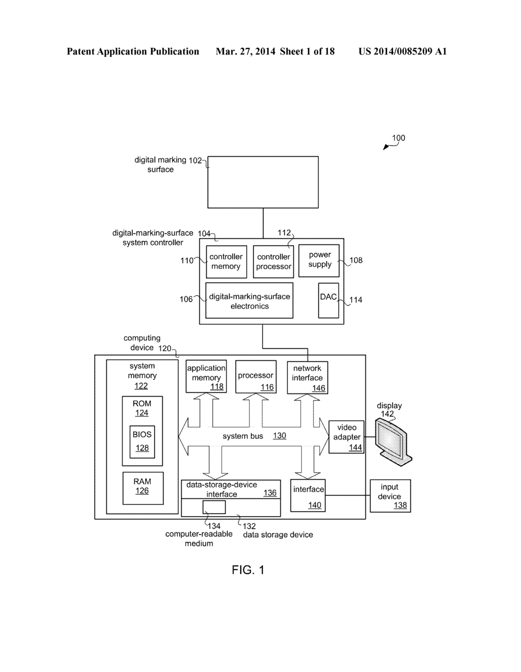 Methods, Systems and Apparatus for Setting a Digital-Marking-Device     Characteristic - diagram, schematic, and image 02