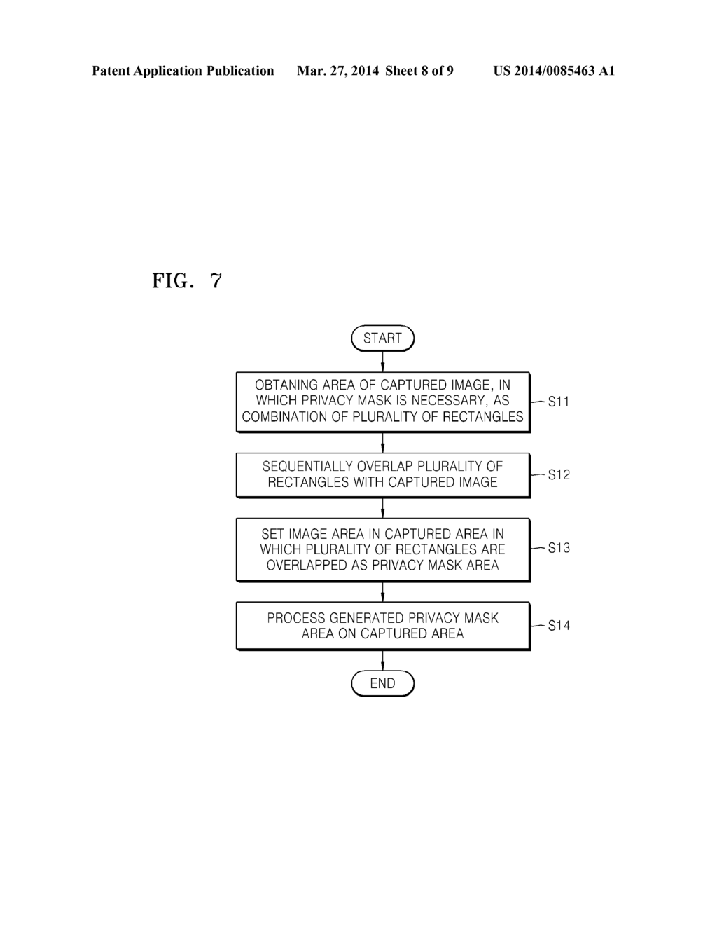 MONITORING CAMERA FOR GENERATING PRIVACY MASK AND METHOD OF CONTROLLING     THE SAME - diagram, schematic, and image 09