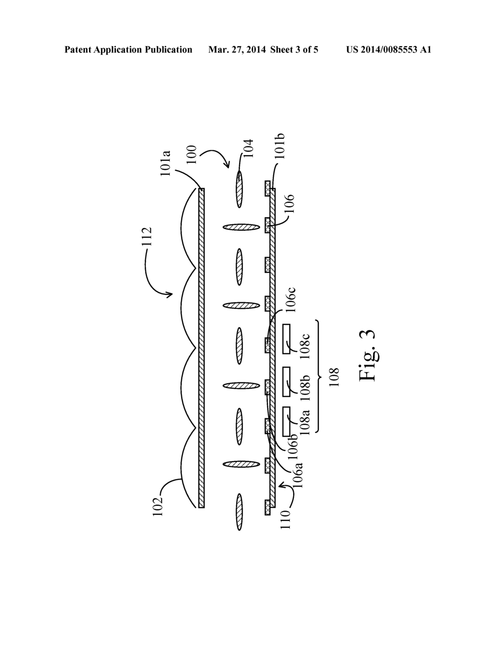 Two dimension/three dimension switchable liquid crystal lens assembly - diagram, schematic, and image 04