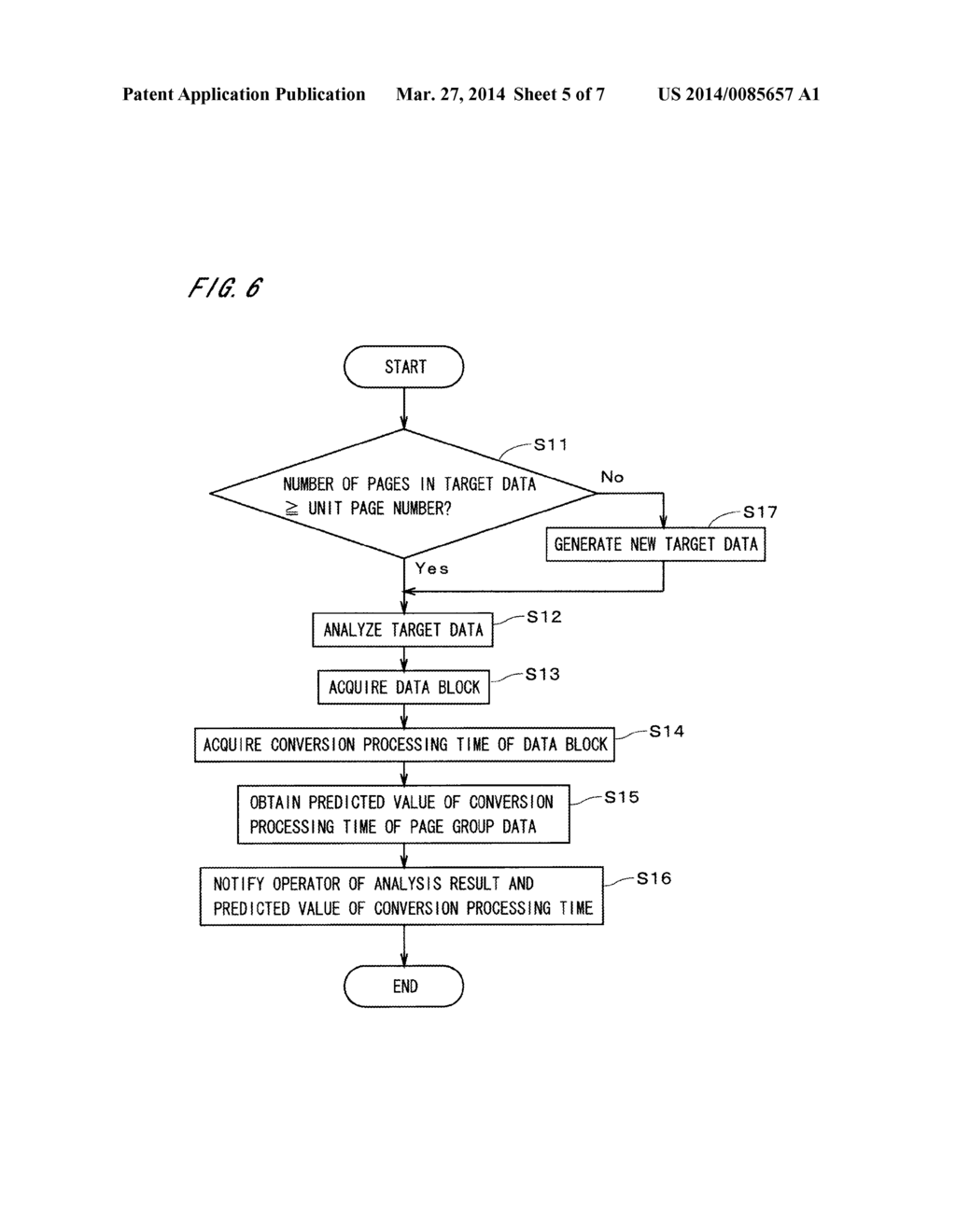 CONVERSION TIME PREDICTION APPARATUS, RECORDING MEDIUM, AND CONVERSION     TIME PREDICTION METHOD - diagram, schematic, and image 06