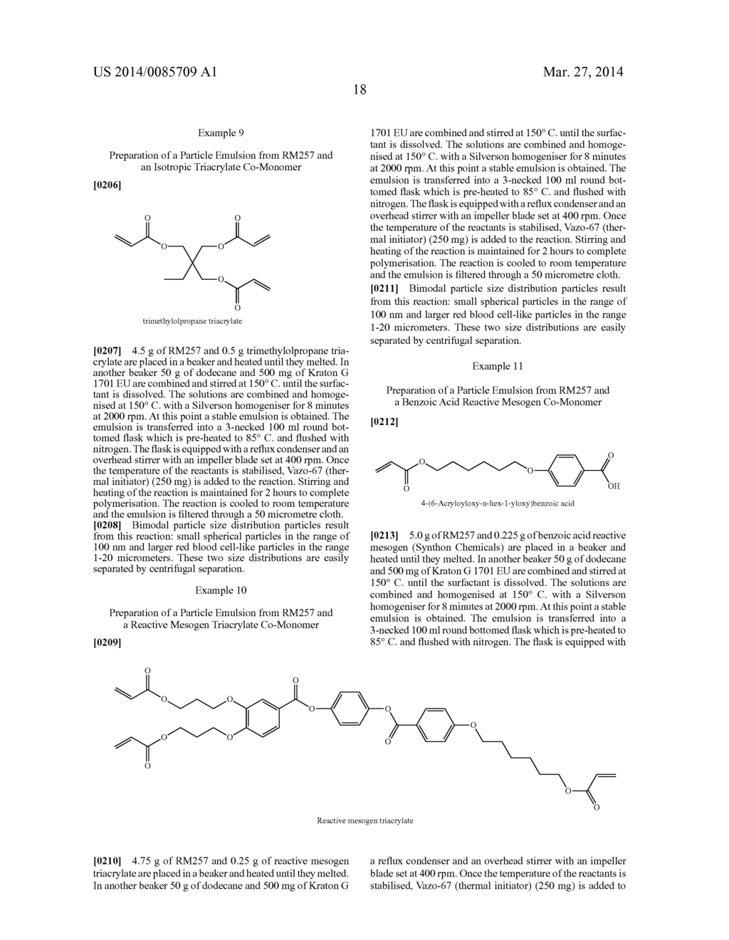 REACTIVE MESOGEN BASED POLYMER PARTICLES - diagram, schematic, and image 22