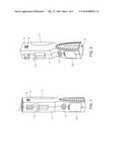 HANDHELD WORK LIGHT INCLUDING ADJUSTABLE LIGHT FOCUSING OR SCATTERING     MECHANISM diagram and image