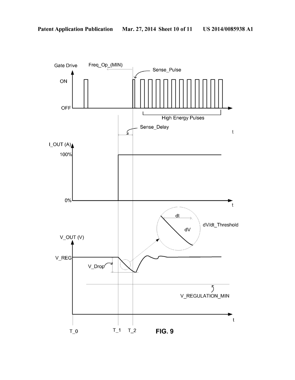 PRIMARY FEEDBACK SWITCHING POWER CONVERTER CONTROLLER WITH INTELLIGENT     DETERMINATION OF AND RESPONSE TO OUTPUT VOLTAGE DROPS DUE TO DYNAMIC LOAD     CONDITIONS - diagram, schematic, and image 11