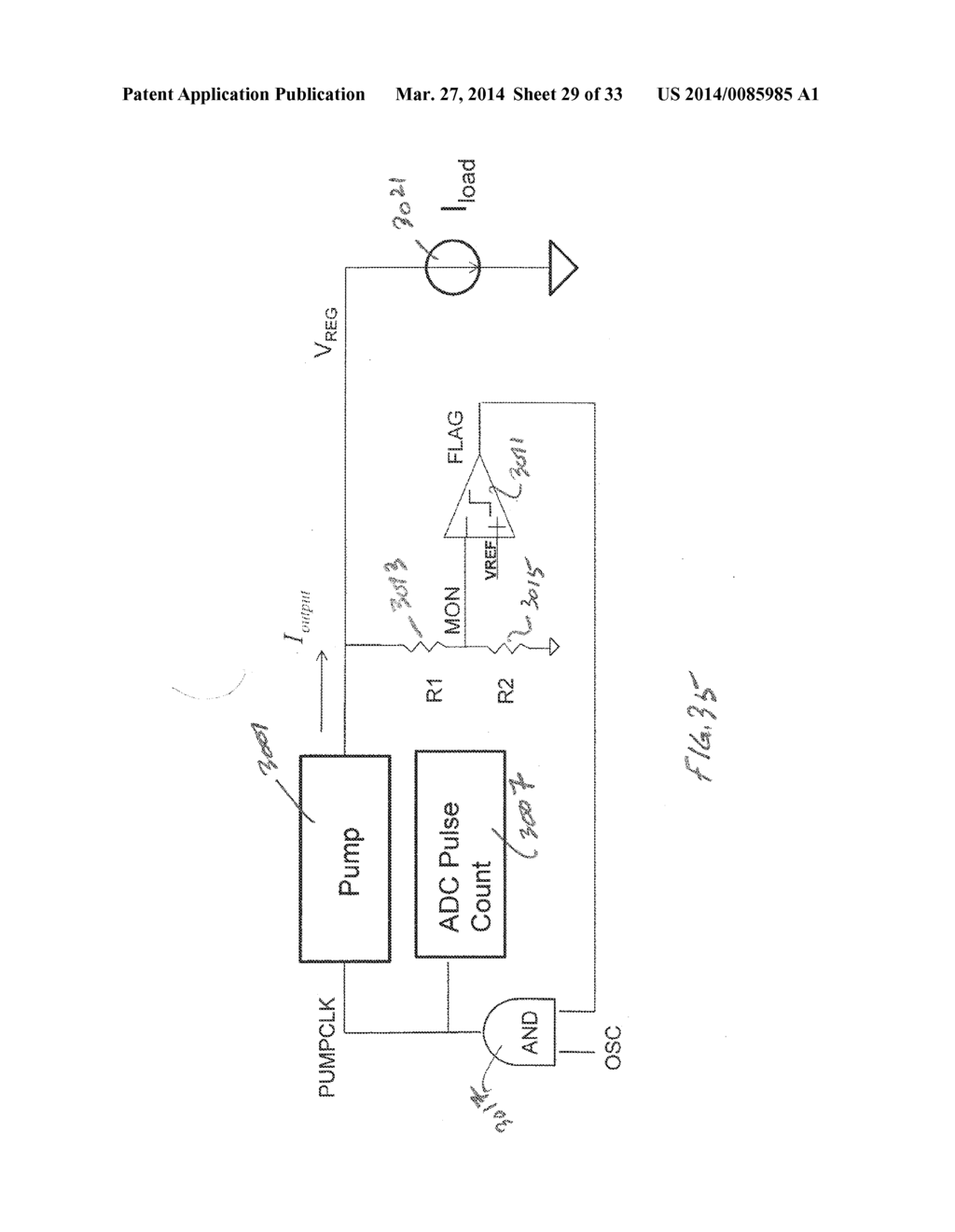 Sigma Delta Over-Sampling Charge Pump Analog-To-Digital Converter - diagram, schematic, and image 30