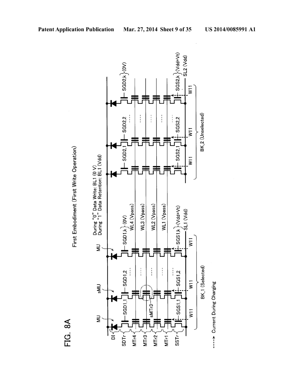 NONVOLATILE SEMICONDUCTOR MEMORY DEVICE - diagram, schematic, and image 10