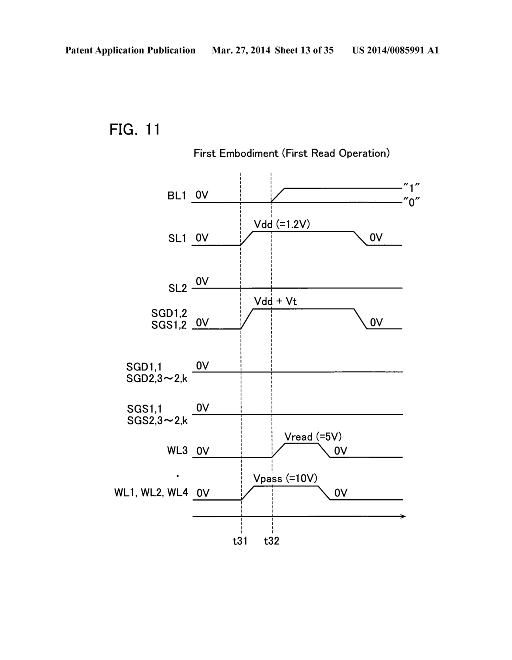 NONVOLATILE SEMICONDUCTOR MEMORY DEVICE - diagram, schematic, and image 14