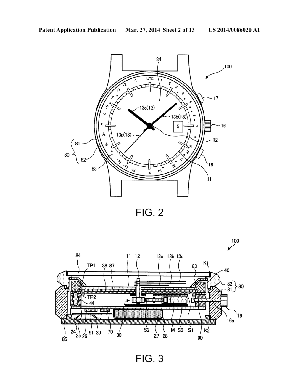 ELECTRONIC TIMEPIECE WITH INTERNAL ANTENNA - diagram, schematic, and image 03