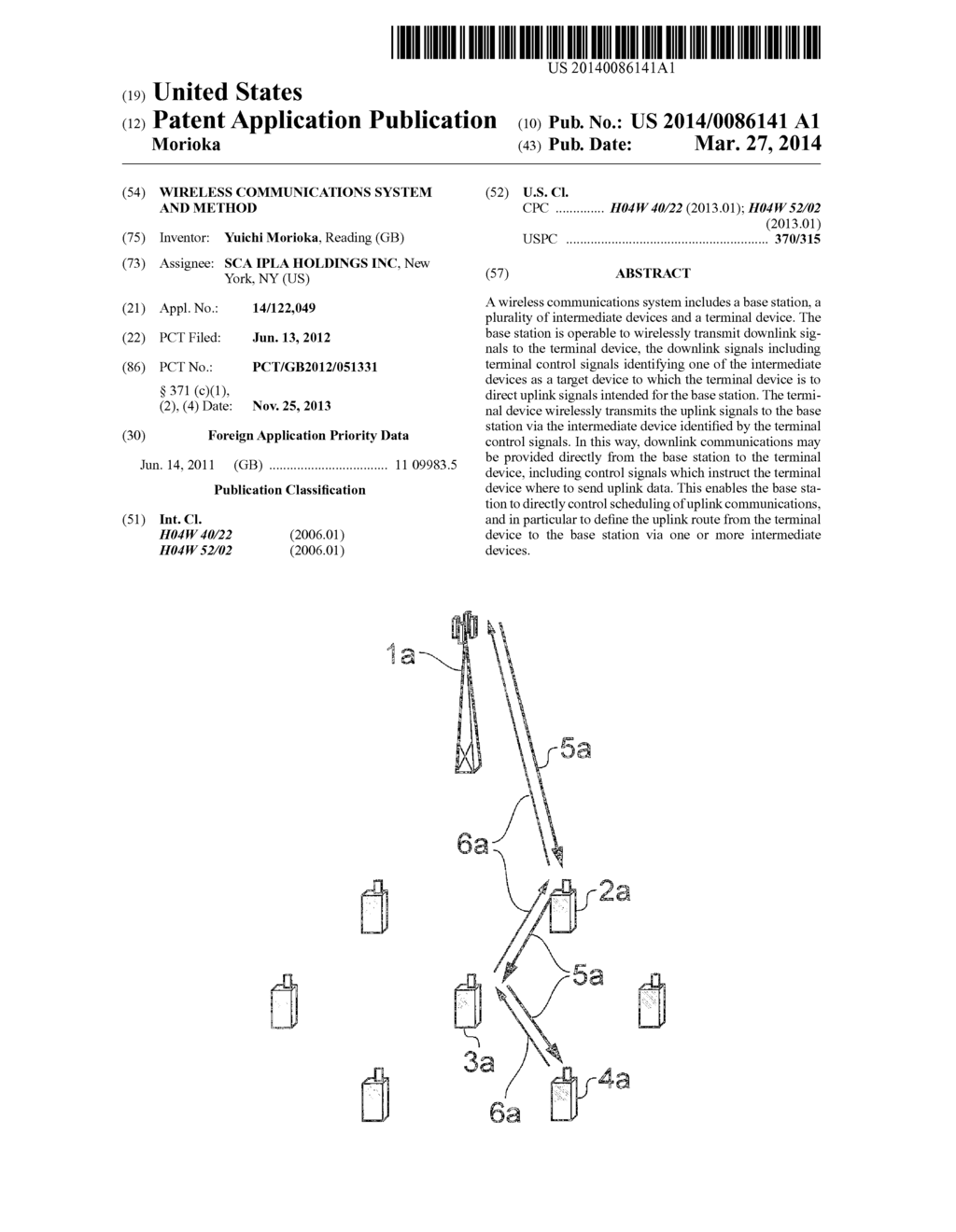 WIRELESS COMMUNICATIONS SYSTEM AND METHOD - diagram, schematic, and image 01