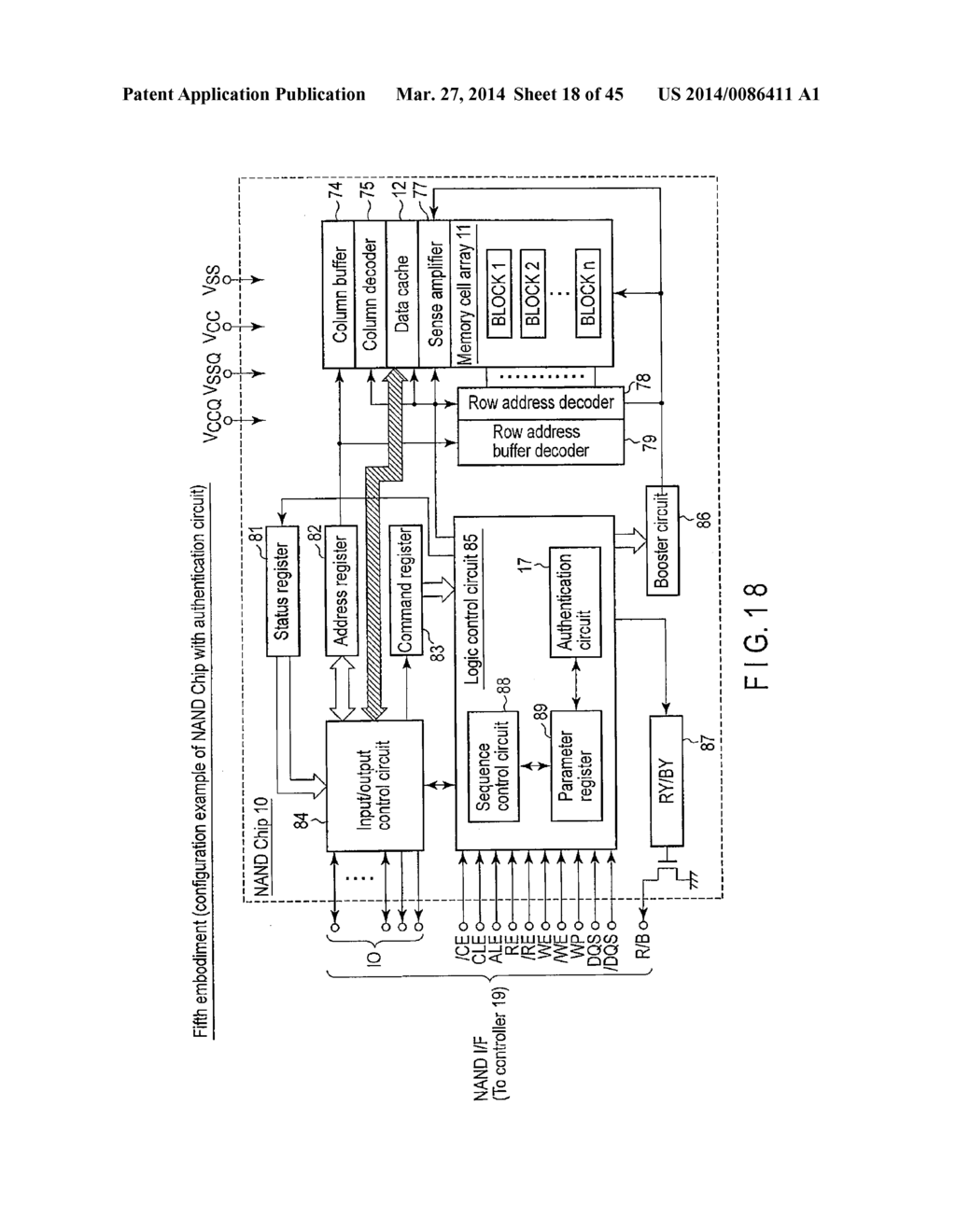 SEMICONDUCTOR STORAGE DEVICE - diagram, schematic, and image 19