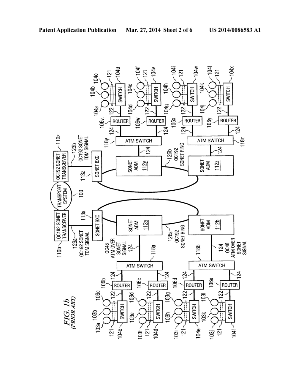 APPARATUS AND METHOD FOR TRANSMITTING LAN SIGNALS OVER A TRANSPORT SYSTEM - diagram, schematic, and image 03