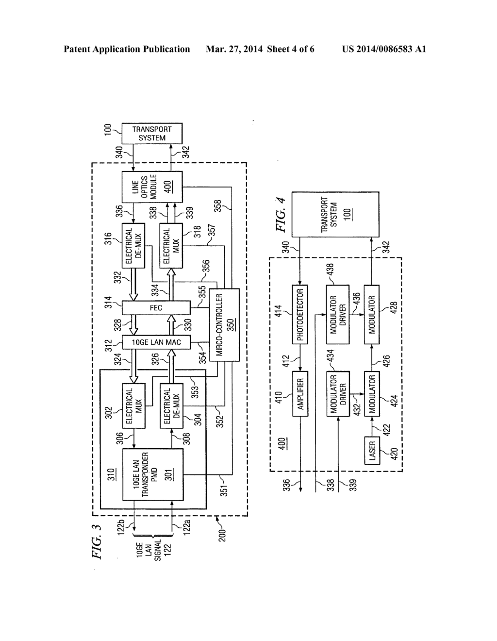 APPARATUS AND METHOD FOR TRANSMITTING LAN SIGNALS OVER A TRANSPORT SYSTEM - diagram, schematic, and image 05