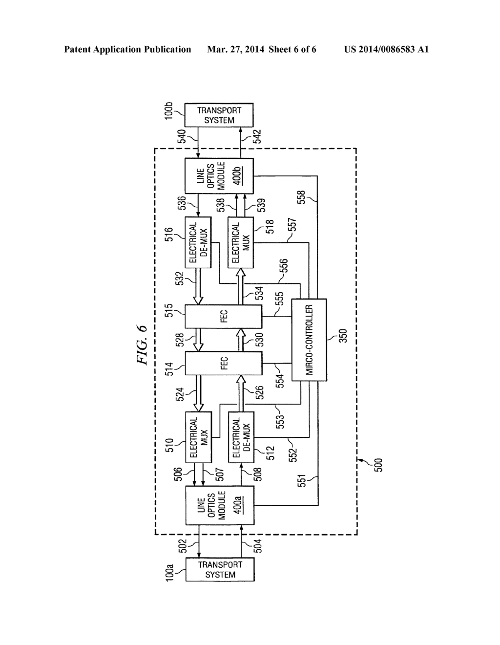 APPARATUS AND METHOD FOR TRANSMITTING LAN SIGNALS OVER A TRANSPORT SYSTEM - diagram, schematic, and image 07