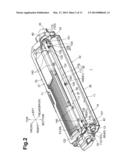 DEVELOPING CARTRIDGES WITH FIXED PROTRUSIONS AND MANUFACTURING METHOD     THEREOF diagram and image